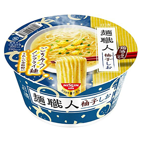 日清-18 麺職人 柚子しお  12入